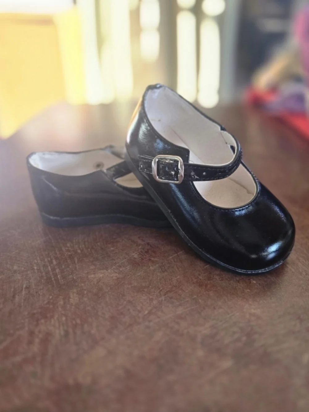 Baby B'loons Classic Black Mary Jane Shoe-Size 2 VTG